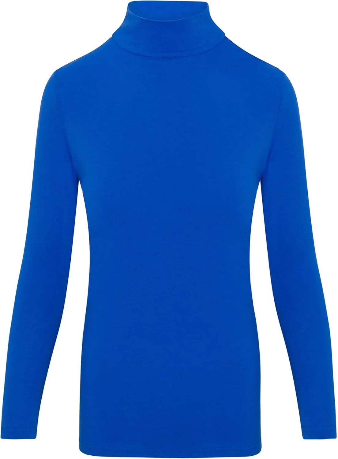 Natural Uniforms Women's Long Sleeve Mock Turtle-Neck T-Shirt Under Scrub