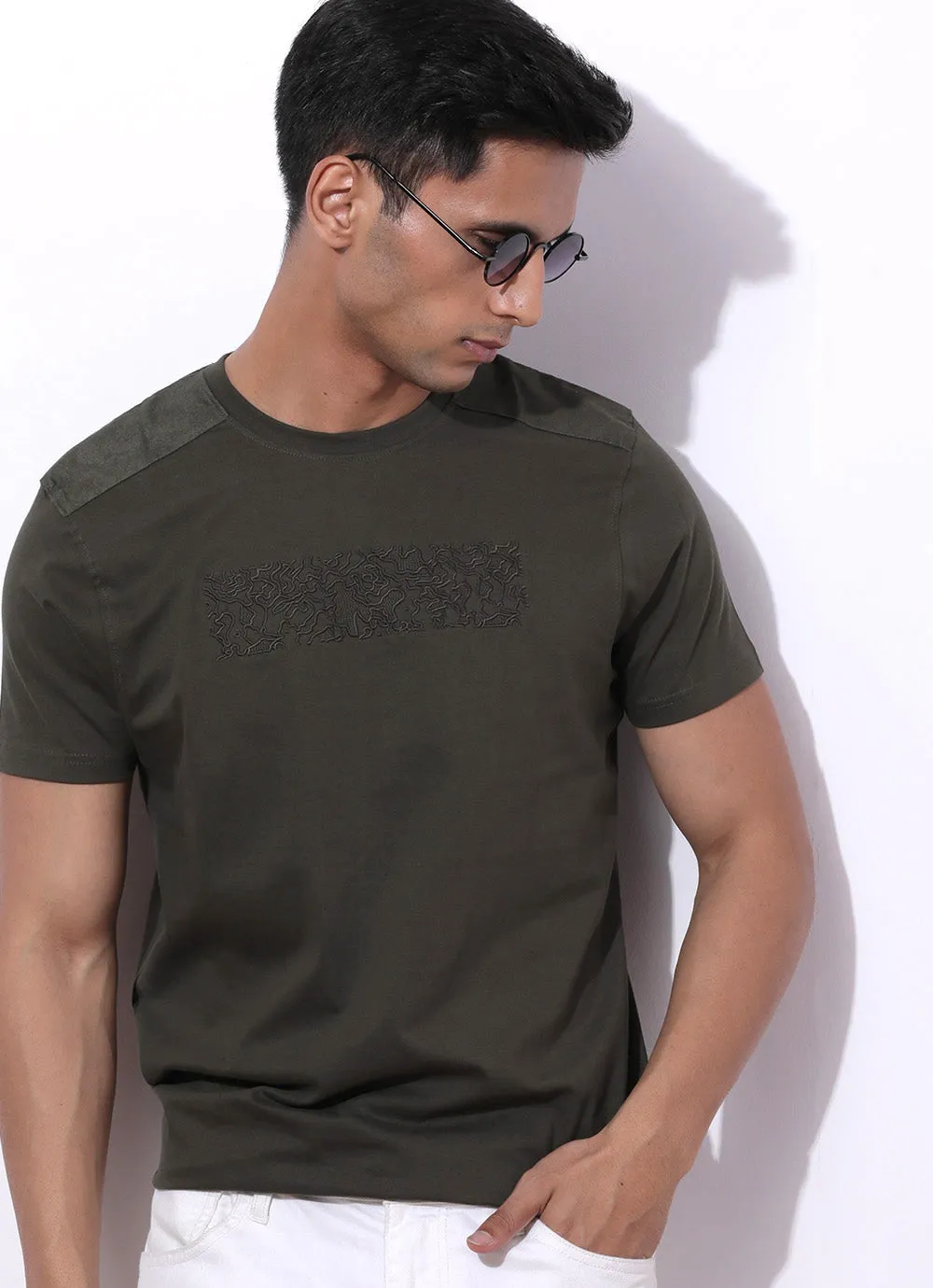 Nelson Green Round Neck