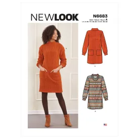 Newlook Pattern N6683 Misses' Dresses