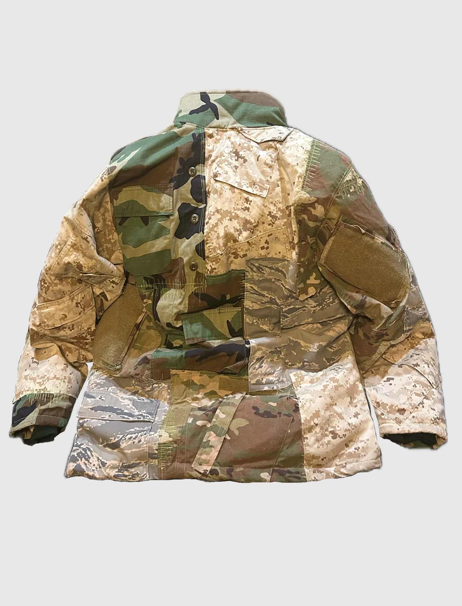 PATCHWORK PUFFER COAT