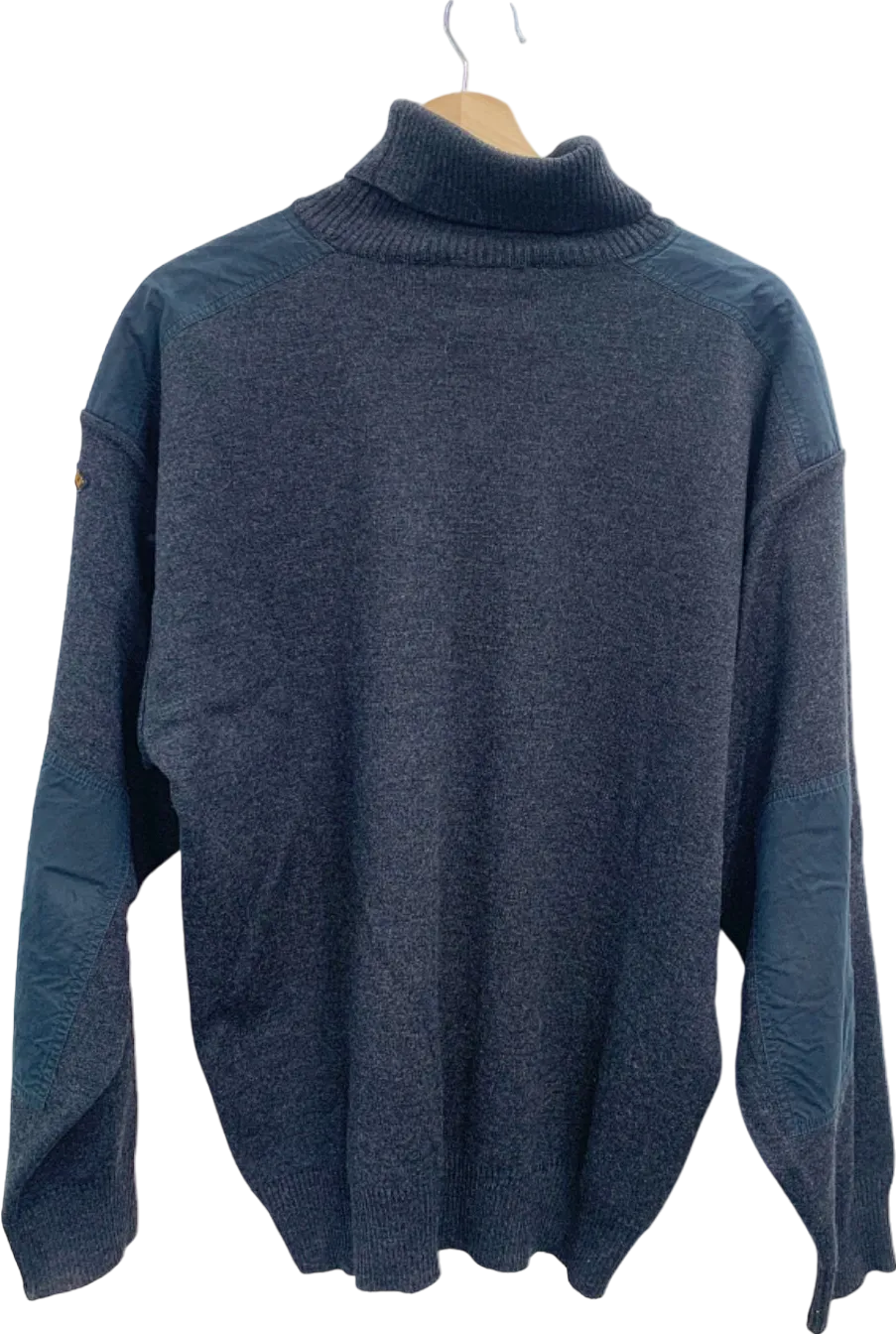 Paul & Shark Grey Turtleneck Jumper UK L