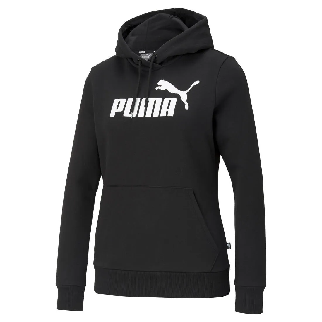 Puma Ess Logo Women's Hoodie  - Black