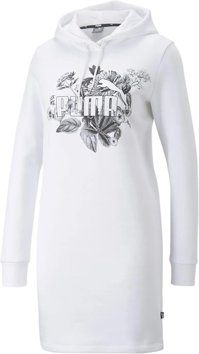 PUMA Women's Essentials  Frozen Flower Graphic Hooded Dress