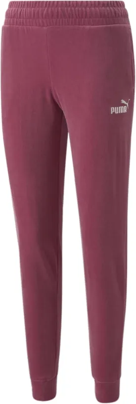 PUMA Women's Velour Straight Leg Sweatpants