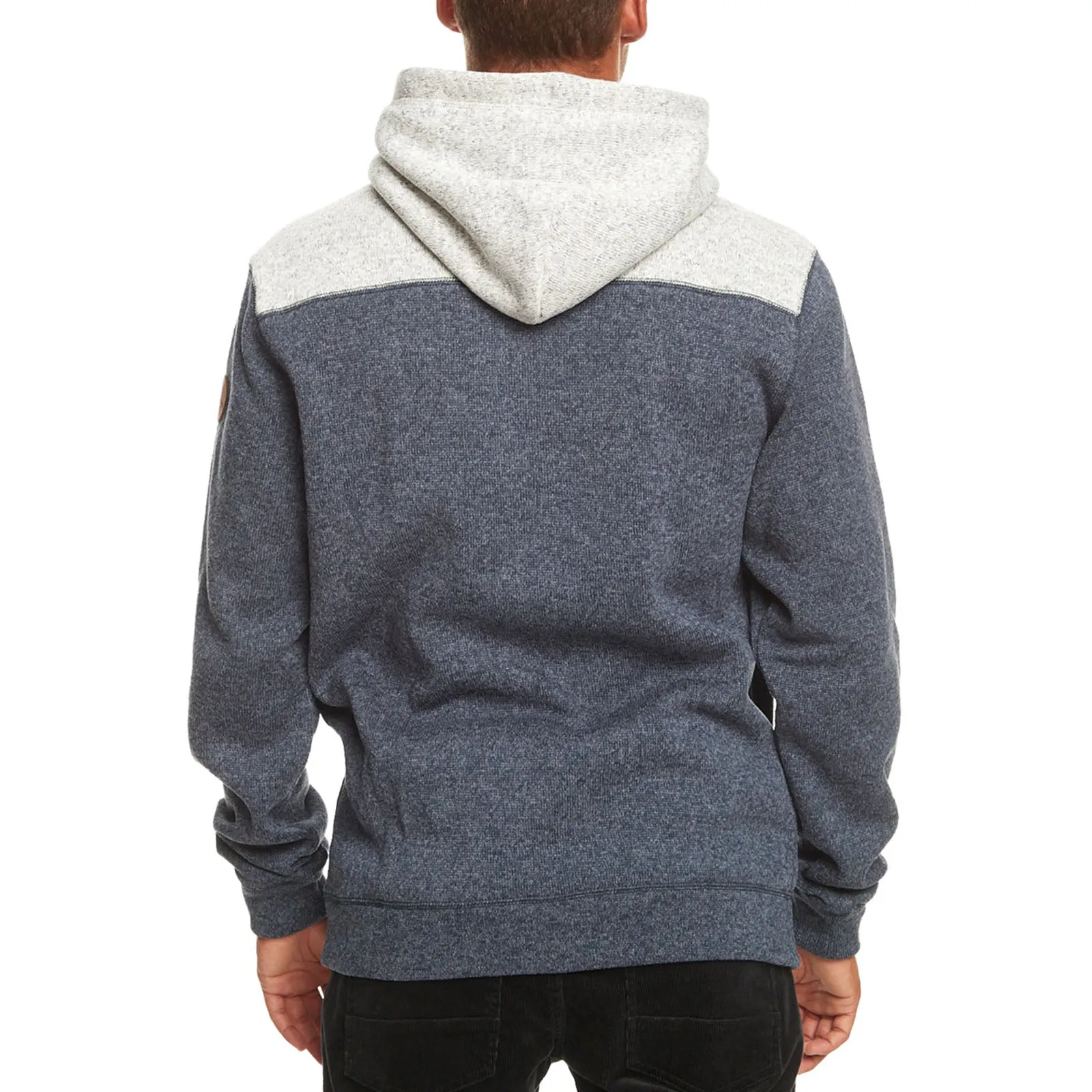 Quiksilver Mens Keller Hooded Full Zip Hoodie - Navy Blazer