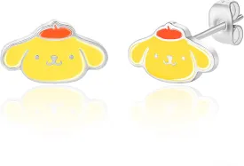 Sanrio Women's Hello Kitty and Friends Stud Earring Collection, Silver-Plated and Gold Flash-Plated Jewelry, Officially Licensed