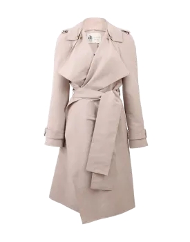 Silk Taffeta Trench
