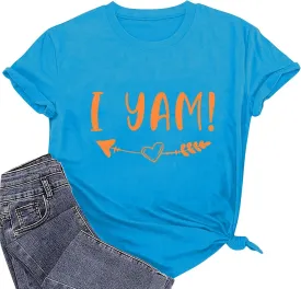 T Shirts for Women Plus Size, Womens Letter Graphic Print Tee T-Shirts Short Sleeve Tees Hide Belly Tunic Tops