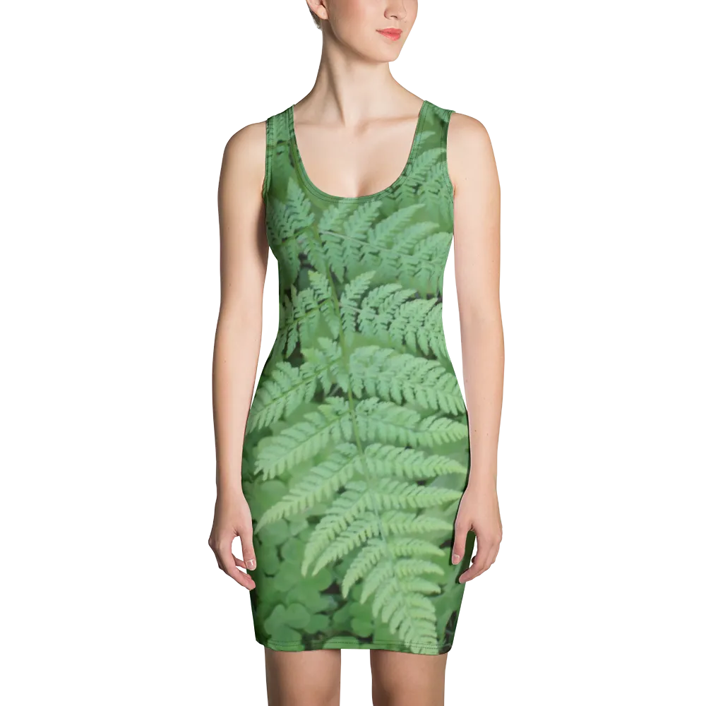 The EARTH LOVE Collection - "A Forest Fern" Design Tank Dress