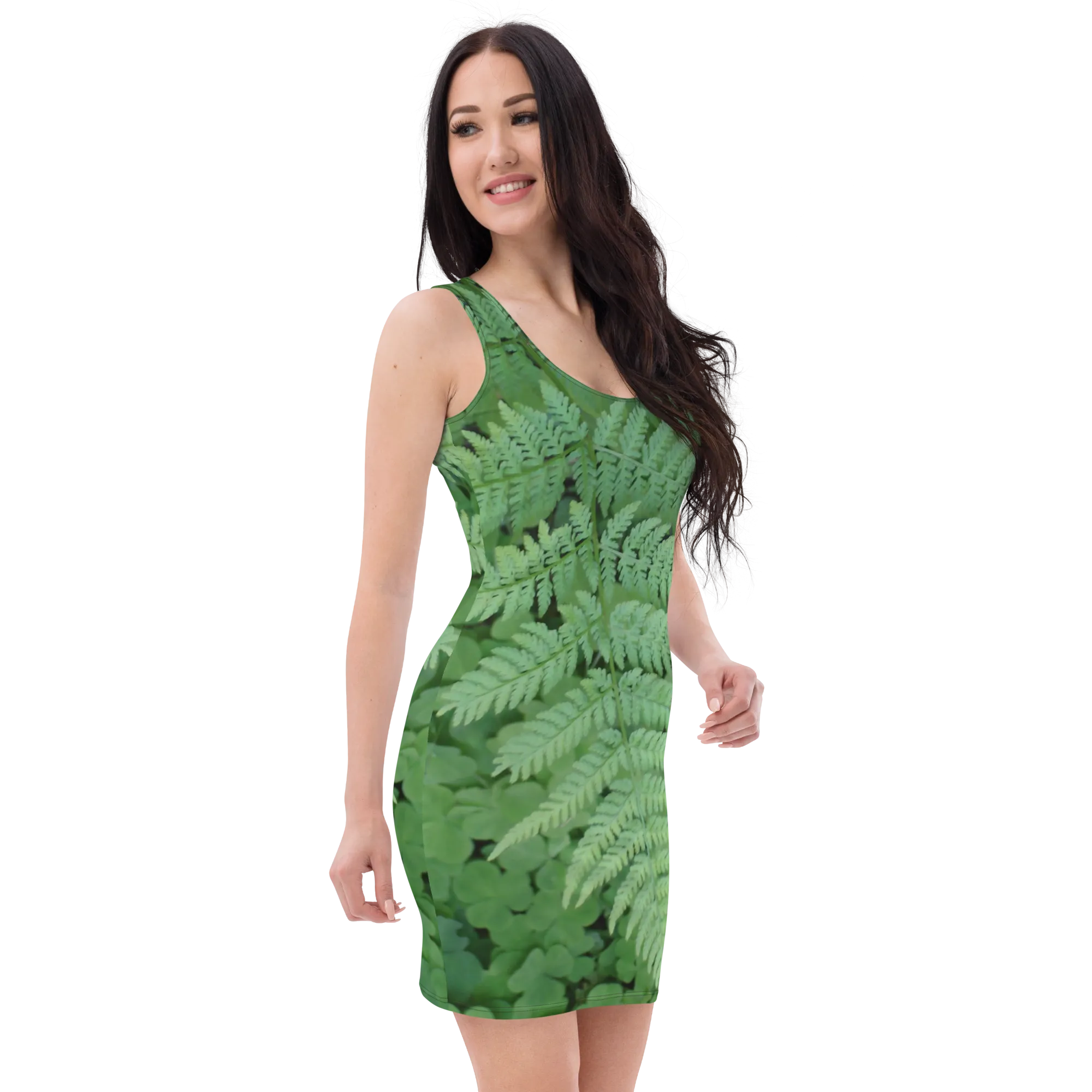 The EARTH LOVE Collection - "A Forest Fern" Design Tank Dress