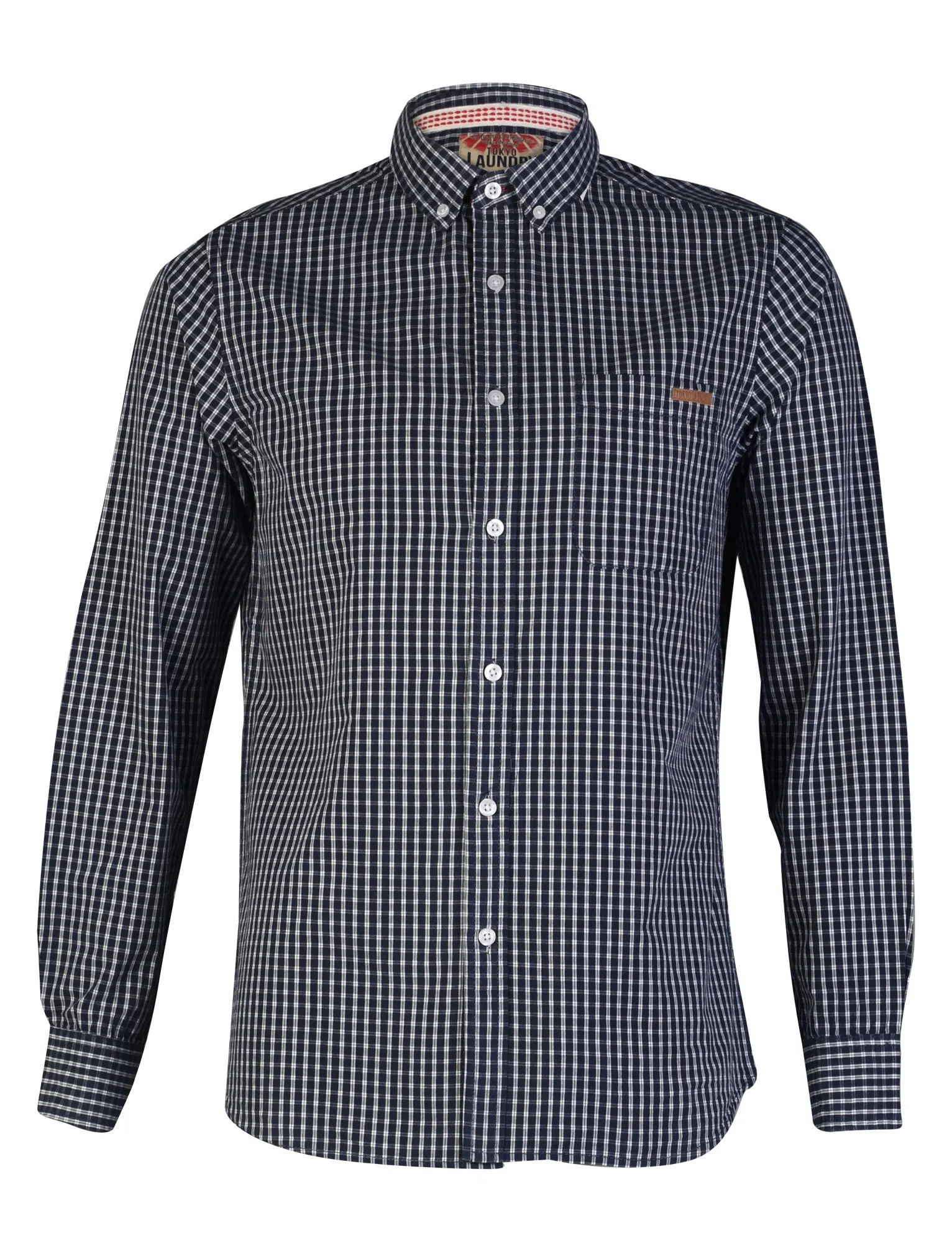 Tokyo Laundry Luco Checkered Long Sleeved Shirt
