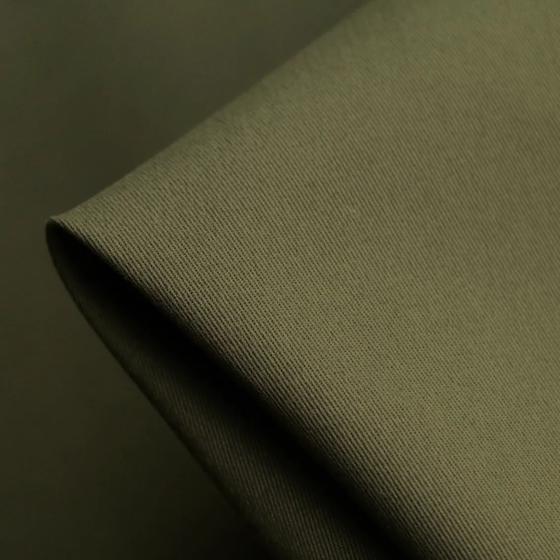 Tuscany Green Stretch Cotton