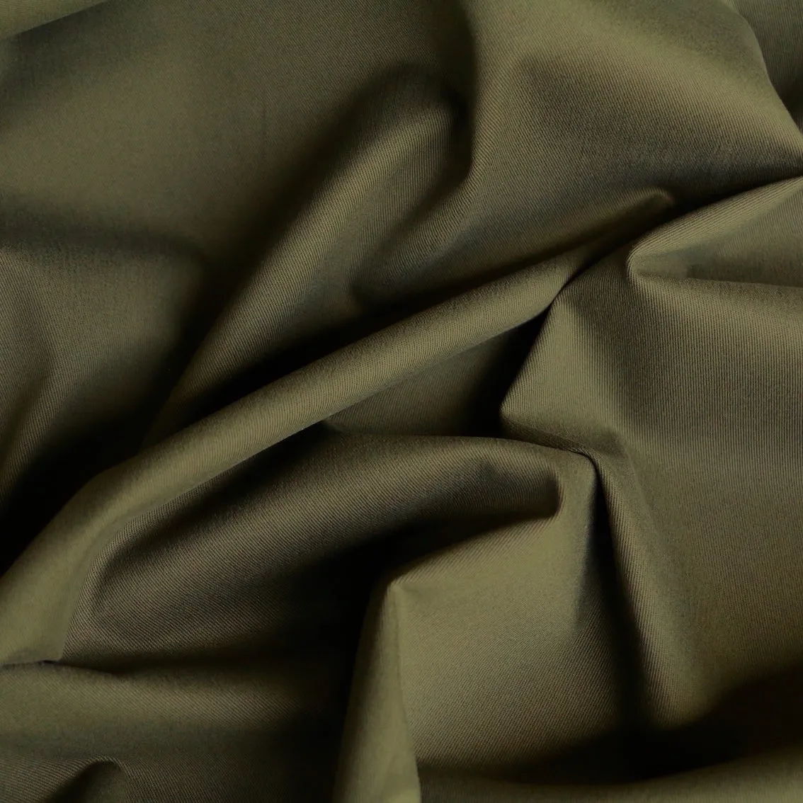 Tuscany Green Stretch Cotton