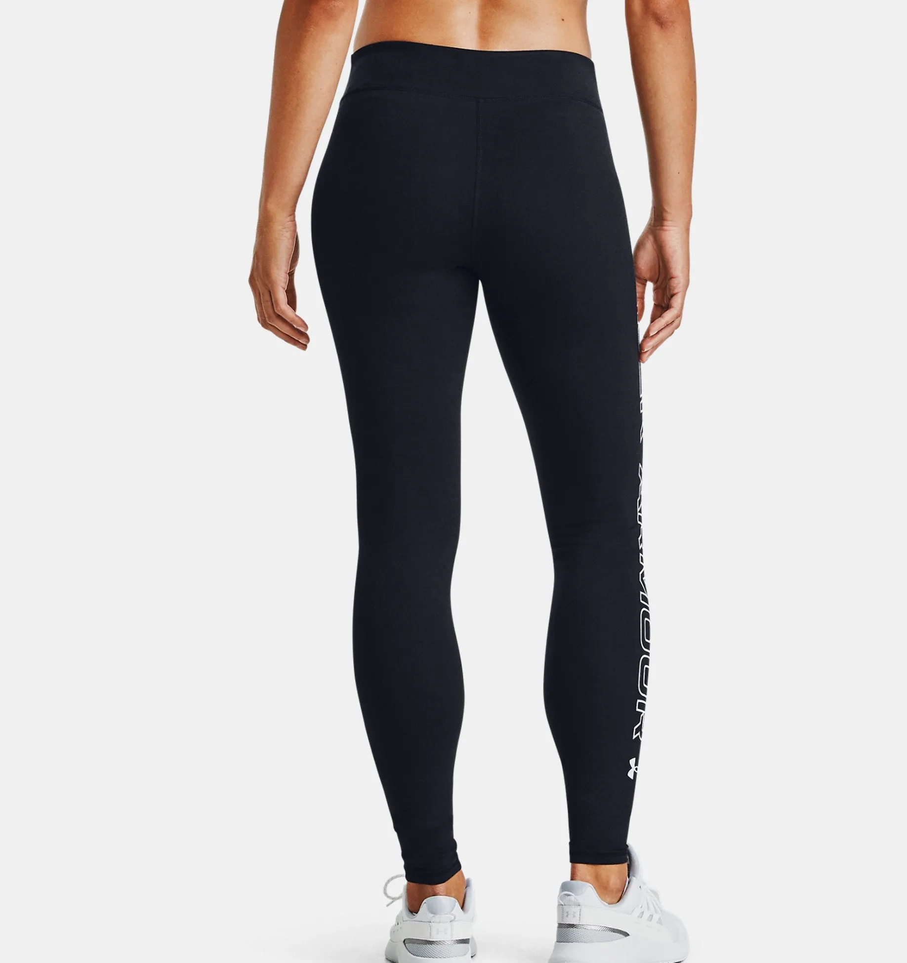 UA Fav Wrdmark Legging L- Black