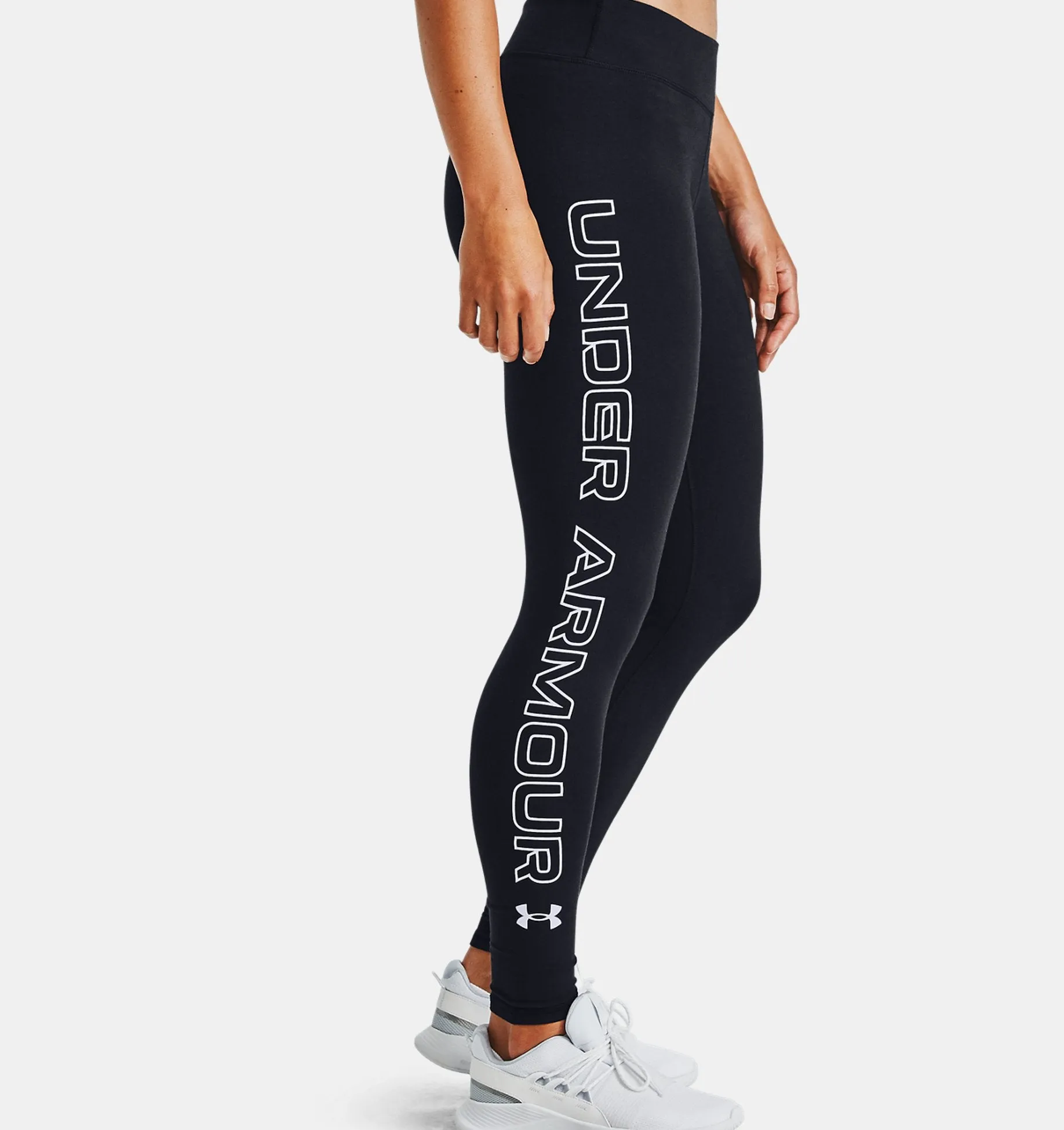 UA Fav Wrdmark Legging L- Black