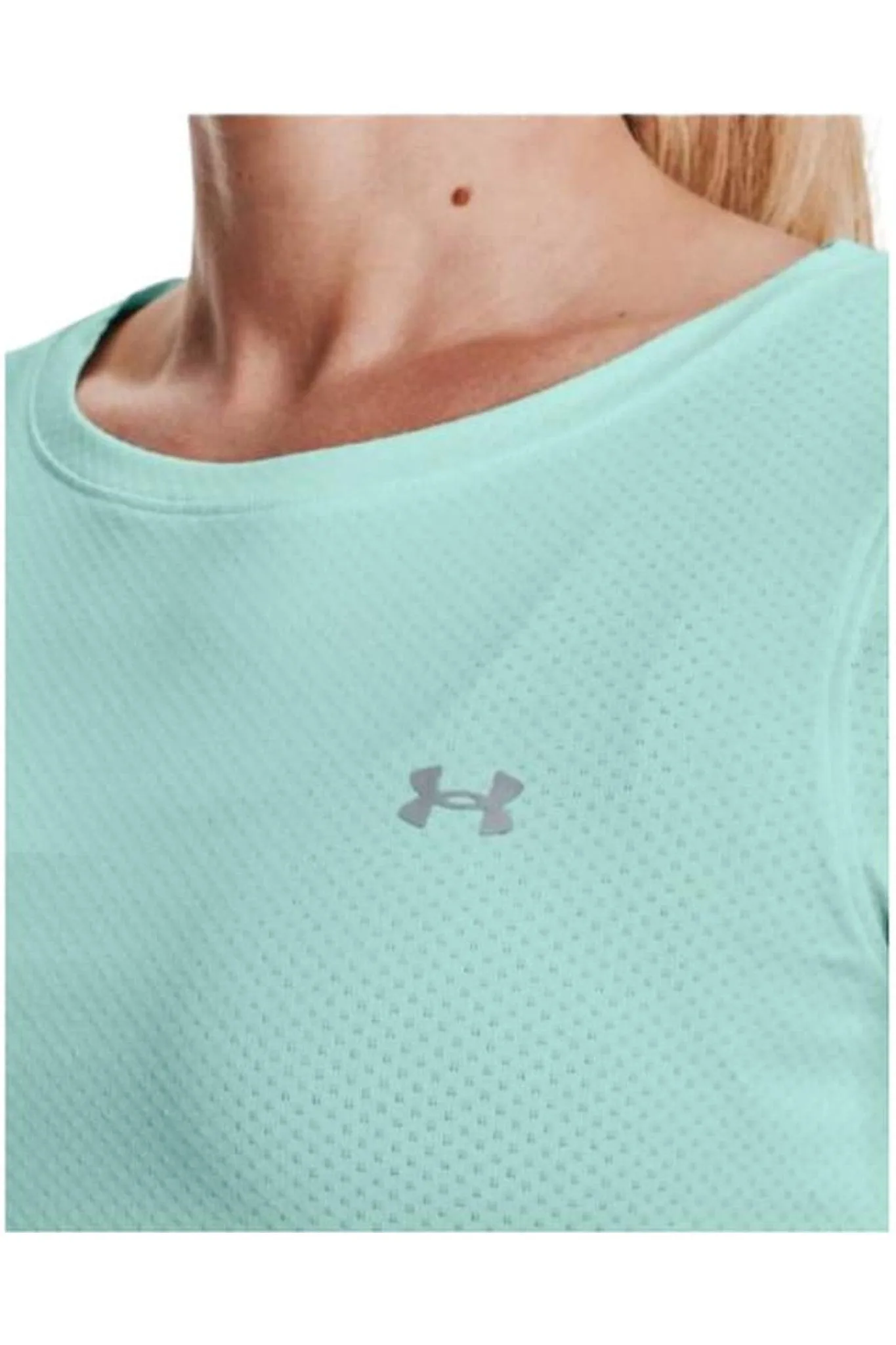 Under Armour HeatGear Armour Short Sleeve Sea Mist