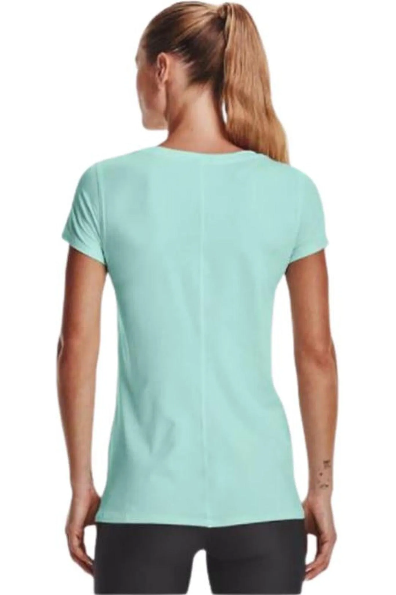Under Armour HeatGear Armour Short Sleeve Sea Mist
