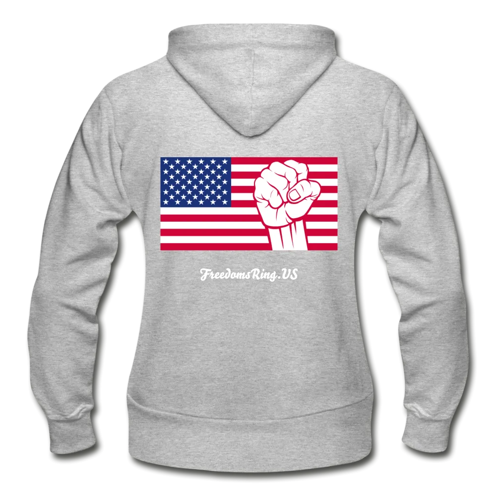 USA STRONG - Gildan Heavy Blend Women's Zip Hoodie