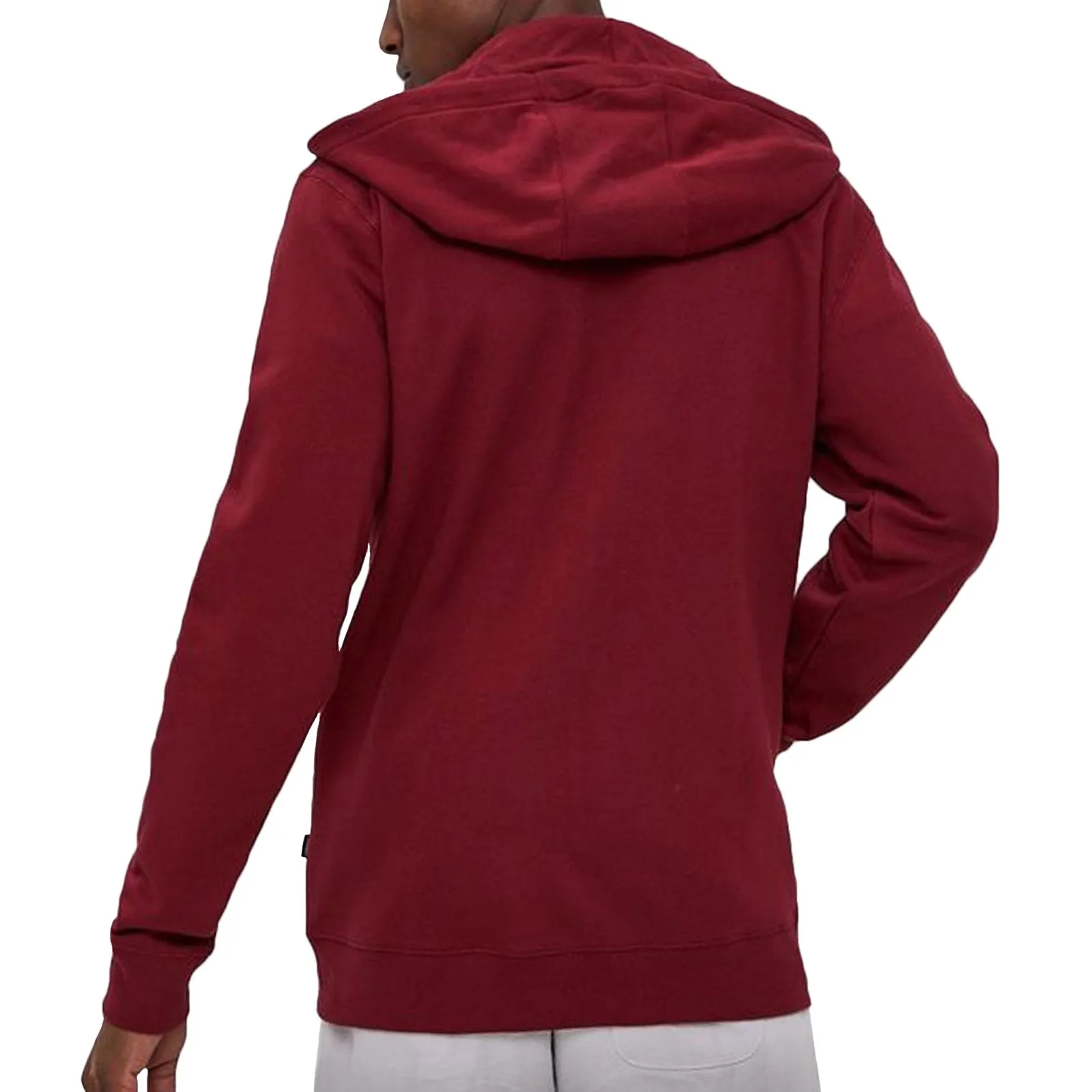 Vans Mens Classic Zipped Jacket Hoodie - Red