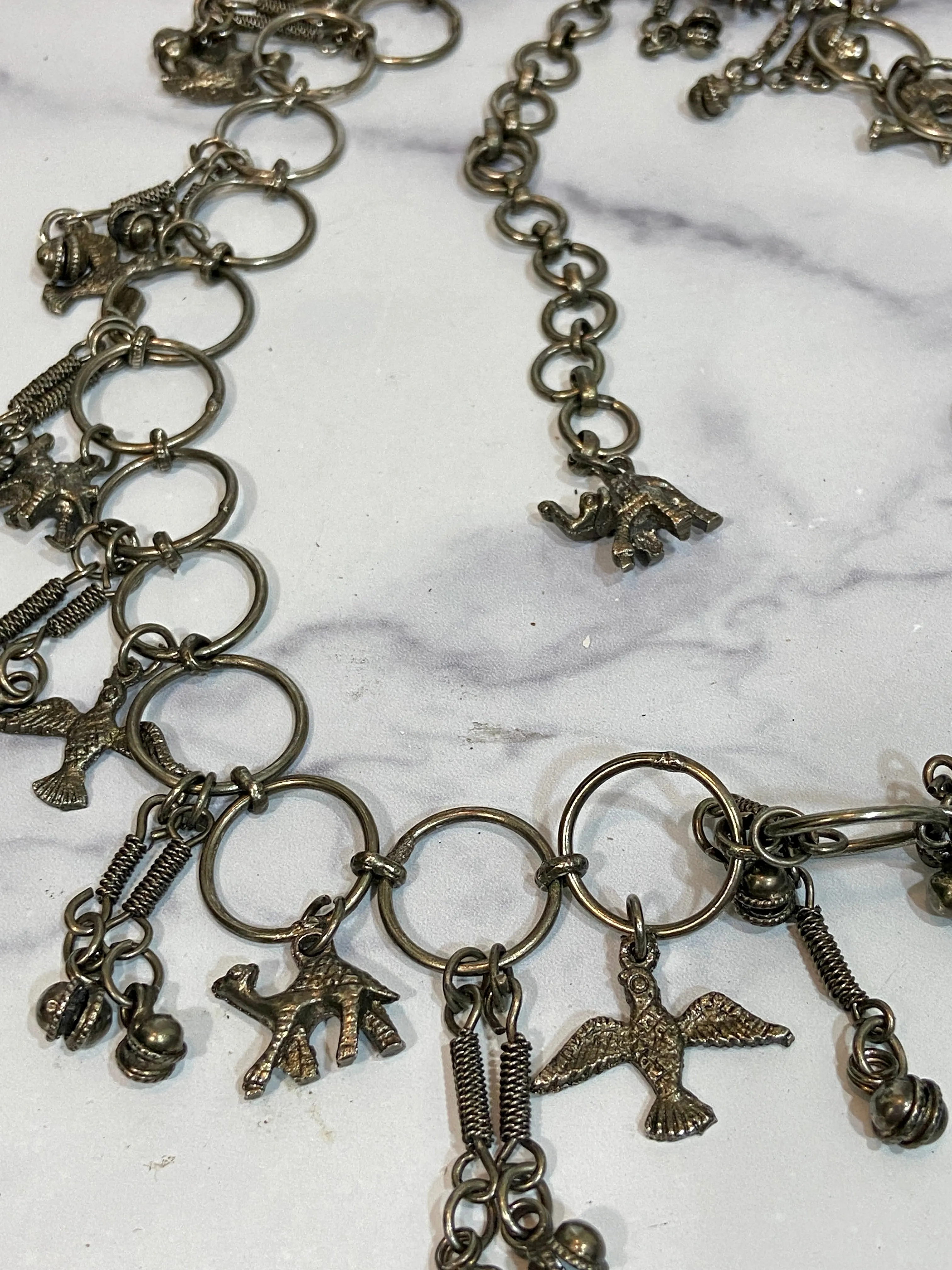 Vintage Chain animal design belt