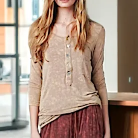 Washed Henley