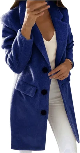 Womens Fall Fashion 2024 Long Cardigan Sweaters Tops Knit Open Front Lapel Knee Length Cardigan Coat with Pockets