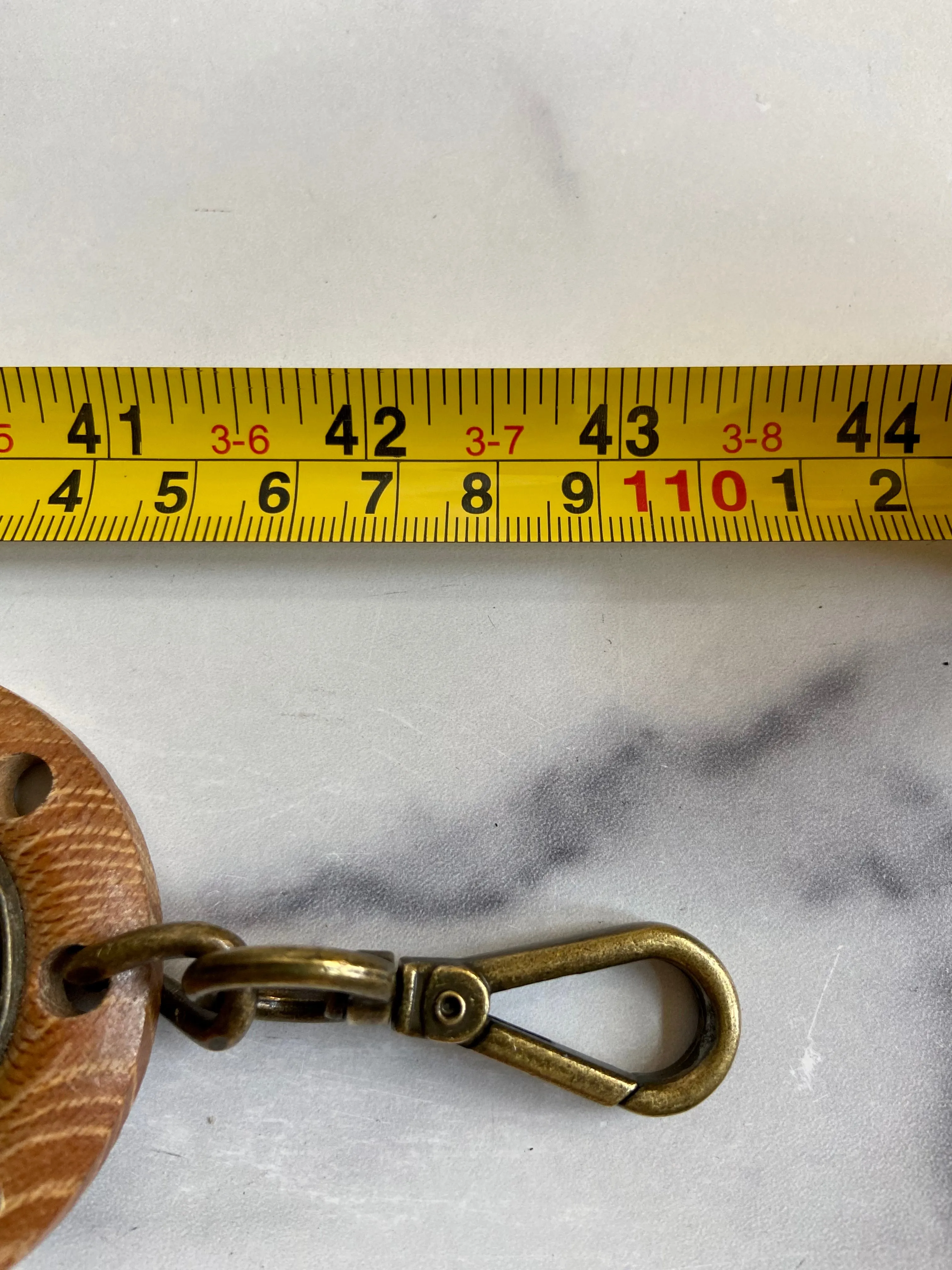 Wood metal chain belt
