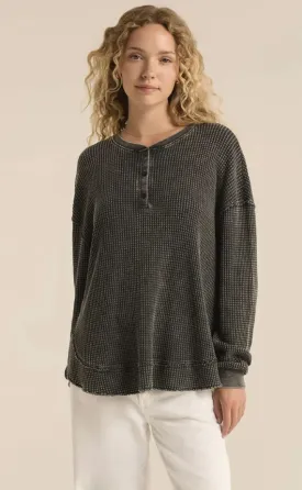 ZSUPPLY Jax Cozy Waffle Henley